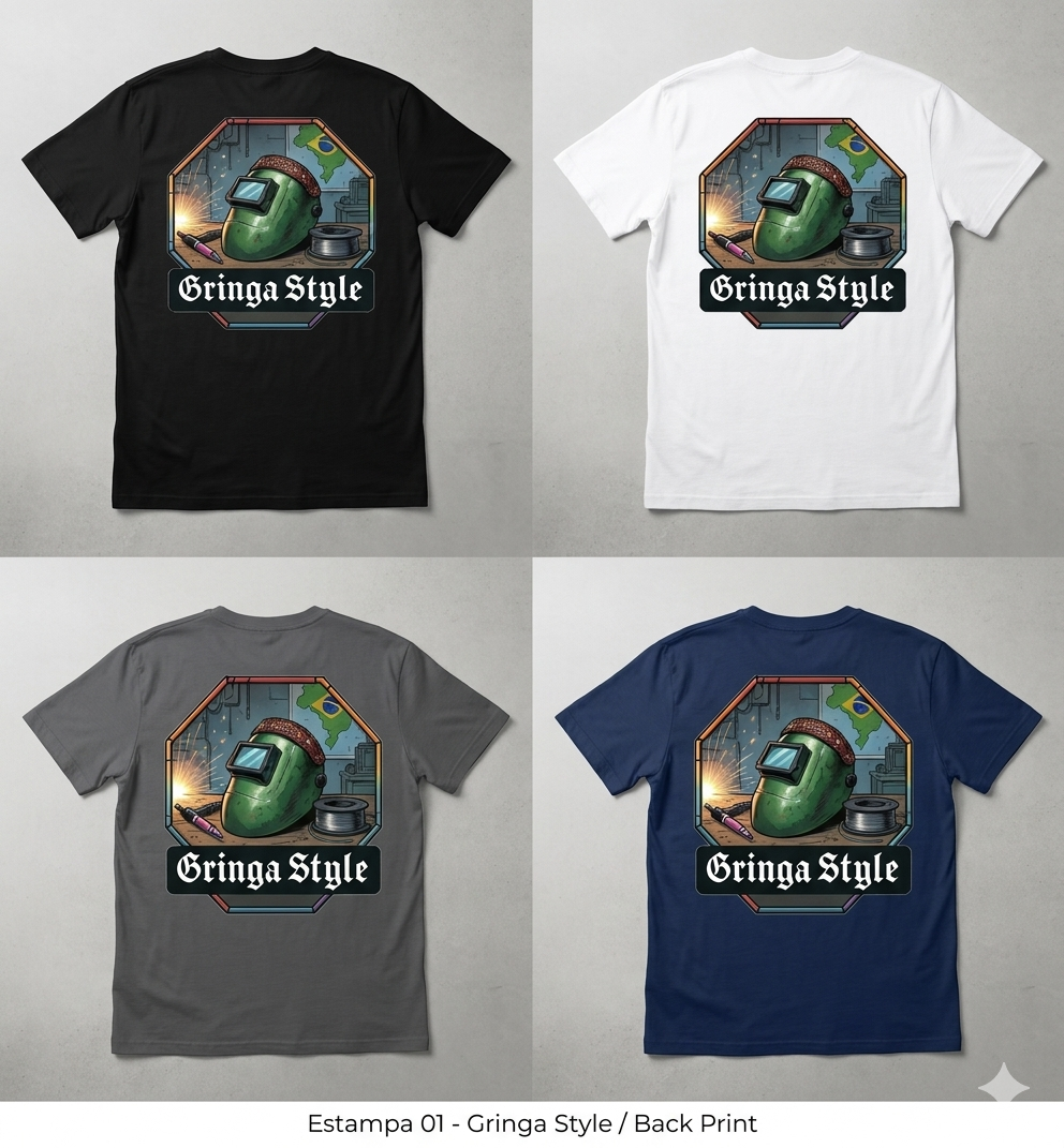 Camisa gringa style - copa do mundo